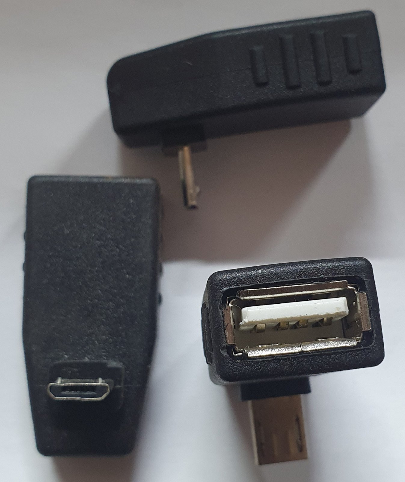 Перехідник гніздо USB A - штекер micro USB