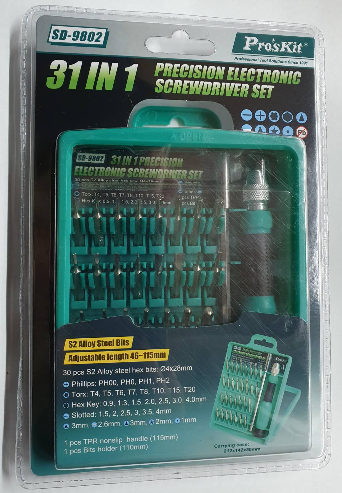 Набір викруток SD-9802 Pro`sKit